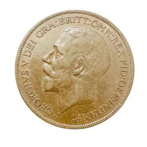 1921 1 Penny - George V Coin KM# 810 Bronze